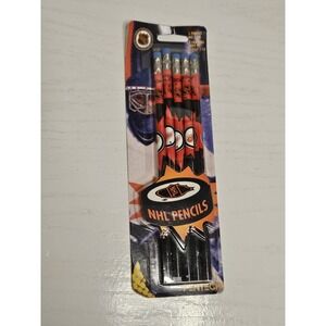 Vintage RED WINGS TEAM LOGO 5-PACK PENCILS BRAND NEW‎ Pentech  **READ**